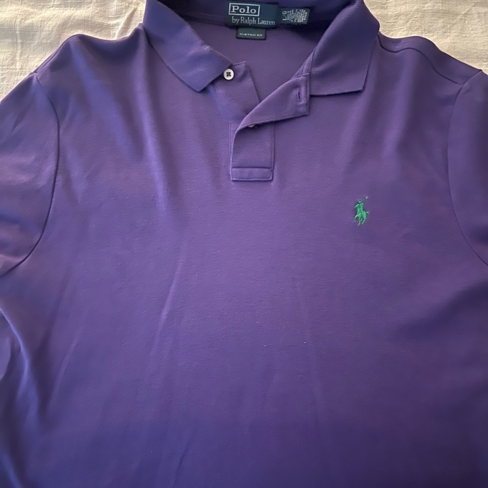 Ralph Lauren Men's Polo Shirt in Purple